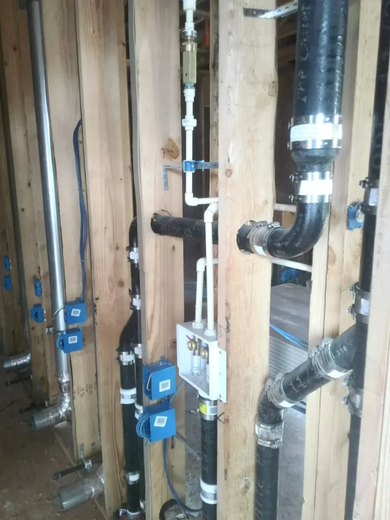 New Plumbing y Water Lines